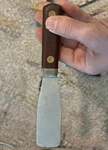 Vintage 1951 Red Devil PH-114S Putty Knife,wooden Handle Brass Rivets- Rare. Fixed Price $19.00.
