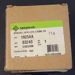Greenlee Spacer .767 X 1.37 1.25BK, Model 1925AA, Mpn. Fixed Price $22.00.