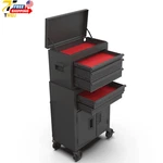 20 Inch 5 Drawer Steel Tool Chest With Ball-bearing Slides 300 Lb Capacity Black. Fixed Price $172.55.