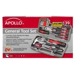 Apollo Tools DT9706 General 39-TOOL Kit With 8 Oz. Claw Hammer/slip Joint Pliers. Fixed Price $38.77.