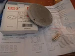 Use Enerlites 975502-S Nickel-plated Brass Hinged Cover (1/4" Thick) For Duplex. Fixed Price $49.95.