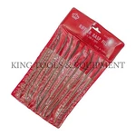King 10PC 7" Rasp Cut Riffler File Set Double Ended Wood Metal Carving/old Stock. Fixed Price $12.95.