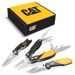 Cat 3 Piece Multi-tool And Pocket Knife Gift Set Box 240126. Fixed Price $66.27.