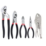5PC Pliers Tool Set - Long Nose Diagonal Slip And Groove Joint Locking. Fixed Price $26.52.
