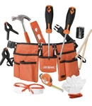 Hi-spec 16PC Orange Kids Tool Kit, Child Size Belt For Boys And Girls. Fixed Price $22.00.