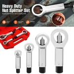 4PCS Nut Splitter Cracker Set Heavy Duty 9-27MM Damaged Bolt Remover Tool. Fixed Price $24.98.