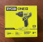 Ryobi 18V One+ Cordless 1/4" Impact Driver (tool Only) P235AB Brand New. Fixed Price $59.49.