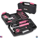 39-PIECE Pink Set For Home Garage Office College Small Hand Kit. Fixed Price $29.78.