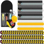 Jutom 180 Pcs Mini Construction Helmet Keychains Tape Measure Screwdriver.... Fixed Price $111.33.