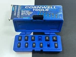 Cornwell CBPI0212MMS 10PC 1/4 Drive Metric Magnetic Socket Set, 6 Pt, Missing. Fixed Price $64.99.