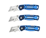Kobalt Pack Lockback Folding Utility Knife 3/4 Blade Pocket Cutter Set. Fixed Price $25.49.