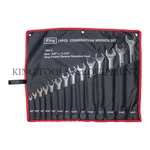 King 14PC Combination Open-ring Spanner Wrench Set Professional Hand Tool Sae. Fixed Price $55.95.