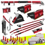 LEVEL5 Drywall Taping Tool Set W/ Mega Boxes + Handles Bonus 4-610P. Fixed Price $3868.70.