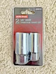 New Ultrasteel Spark Plug Socket Set Drive - 5/8" & 13/16". Fixed Price $10.99.