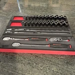 Snap-on 153GSS05FMR Pc 1/4 Essential Metric Sae Sockets Ratchets Extensions. Fixed Price $1699.95.