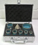 Jeeynotols Dry Diamond Core Drill Bits Set 11 Pieces 6MM-65MM. Fixed Price $84.99.