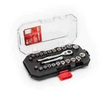Husky 1/4 In. Drive Ratchet Sae/metric Standard Socket Set (24-PIECE). Fixed Price $26.99.