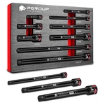 Zahx 9 Pieces Impact Extension Bar Set, 1/4", 3/8" And 1/2" Drive Socket Exte.... Fixed Price $46.50.