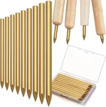 12 Pack Brass Flint Knapping Tools, 3.5 Inch Nails For Stone Making. Fixed Price $27.28.