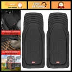 Heavy Duty Rubber Floor Mats - 2 Piece Front All Weather Car Suv Truck Liners. Fixed Price $55.79.