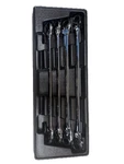Icon Double Box Flex Ratcheting Wrench Set Metric 4PC 12-19MM Chrome Vanadium. Fixed Price $150.00.