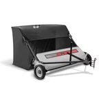 Professional Grade 50 In. 26 Cu. Ft. Extra Wide Lawn Sweeper. Fixed Price $452.47.