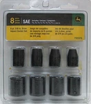 John Deere Metric Deep Impact Socket 8 Piece Set - TY27274. Fixed Price $41.25.