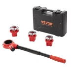 Vevor Pipe Threader Kit Ratcheting 1/2 3/4 Npt Dies Plumbing Tool. Fixed Price $71.99.