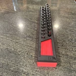 Snap-on 122STTMMFR 5.5-15MM Shallow Deep 1/4 Drive Pc Foam Socket Set Red New. Fixed Price $569.95.