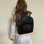 Nwt Coach 5666 Court Backpack In Pebble Leather Black Medium Zip Bag. Fixed Price $209.99.