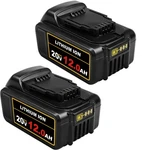 2PACK Lithium Ion Battery For Dewalt Volt Max 12.0AH DCB205 DCB206 DCB200. Fixed Price $79.99.