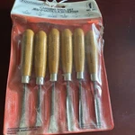 Vintage Footprint 6PC Carving Tool Set Sheffield England Chisels Woodworking. Fixed Price $40.21.
