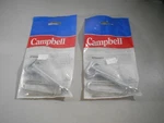 Campbell B7606601 Chain Safety Gate Hook Zinc Plated Malleable Iron Lot Of 2. Fixed Price $16.95.