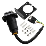 Flat 4 Pin 7 Way Blade Rv Trailer Plug Adapter Tow Truck Light Wire Connector. Fixed Price $13.50.