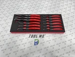 Snap-on Tools Usa New Red 12-PIECE Master Ring Pliers Foam Set SRPCR1200FR. Fixed Price $649.95.