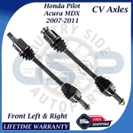 Gsp Oem Front Cv Axles For 2007-2011 Honda Pilot/acura Mdx Lifetime Warranty. Fixed Price $245.00.