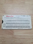 Vintage/rare Snap-on Tools Torque Computer Slide Card No. SS-306 Printed Usa. Fixed Price $13.30.