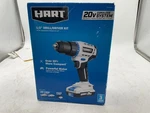 Hart Brushless 1/2-INCH Cordless Drill/driver 20V HPDD26 Tool Only New Box. Fixed Price $45.00.