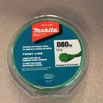 Makita T-03866 Twisted Trimmer Line, 0.080, Green, 175 1/2 Lbs, Teal. Fixed Price $16.50.