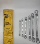 Vintage Sears - 6 Piece Box End Wrench Set Sae 1/4 7/8 Bf Japan 4387. Fixed Price $45.00.