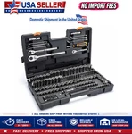 Gearwrench 185PCS 1/4 , 3/8 &1/2" Drive 72TOOTH Sae/metric Mechanics Hand Tools. Fixed Price $149.99.