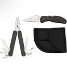 Maxam Folding Pocket Knife & Yorkcraft Multi Tool Pliers W/ Sheath, Set Of 2. Fixed Price $25.00.