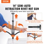 Rivet Nut Tool, Kit With Rugged Carrying Case. Fixed Price $49.57.