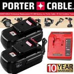 2PACK For Porter Cable PC18B 18VOLT Nicd PC186CS Battery /charger PCC489N PC188. Fixed Price $49.00.