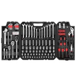 Eastvolt 248 Pieces Mechanics Tool Set, General Purpose Mixed Sockets Black. Fixed Price $127.99.
