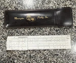 Vintage Diwa NO.601-1 Denmark Engineer Slide Rule 6" With Leather Case. Fixed Price $24.99.