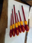 Wiha Insulated Screwdriver Set. (6) Pc New. Fixed Price $65.00.
