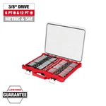Milwaukee 48229285 98PC 3/8" Ratchet & Socket Set W/ Organizer. Fixed Price $315.54.