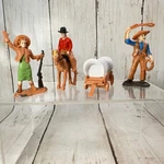 Safari Ltd Western Toy Figures Set Cowboy, Covered Wagon, Annie Oakley Loose. Fixed Price $11.52.