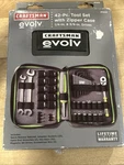 Craftsman Evolv 42PC Tool Set With Zipper Case 41242 Metric Sae 1/4" 3/8". Fixed Price $58.00.